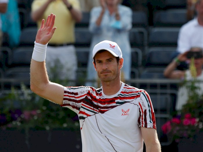 Momen Petenis Andy Murray Menangis Terharu Usai Menang Kembali di Queen