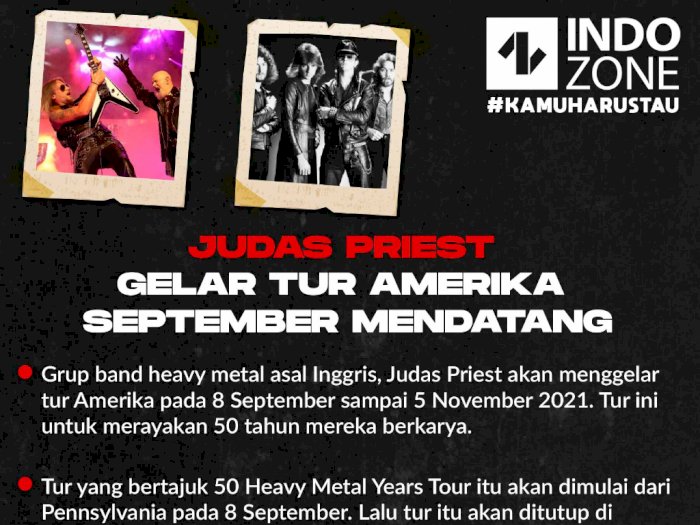 Judas Priest Gelar Tur Amerika September Mendatang