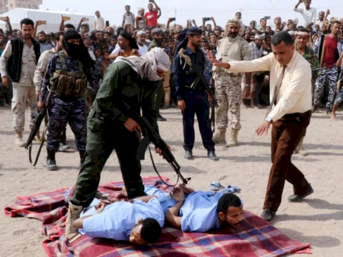 3 Pria di Yaman Dihukum Mati di Depan Umum karena Memperkosa dan Membunuh