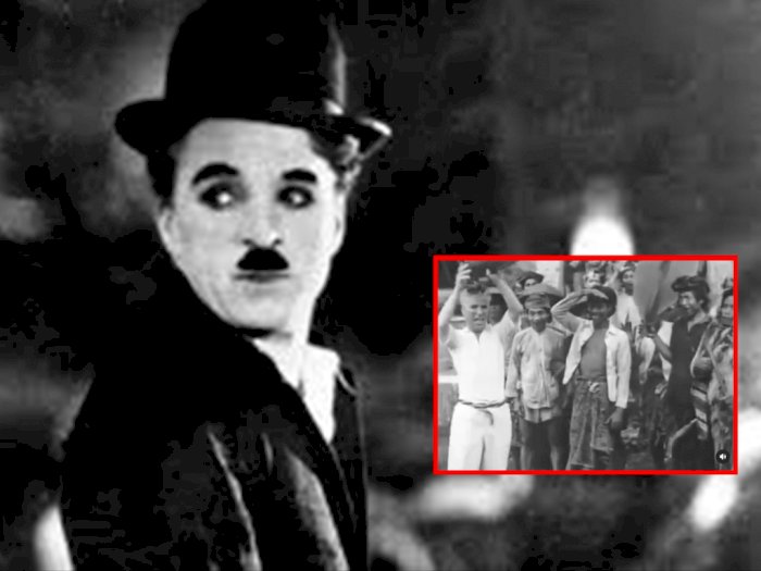 Beredar Video Jadul Charlie Chaplin ke Bali Tahun 1932, Aksinya Hibur Warga Jadi Sorotan