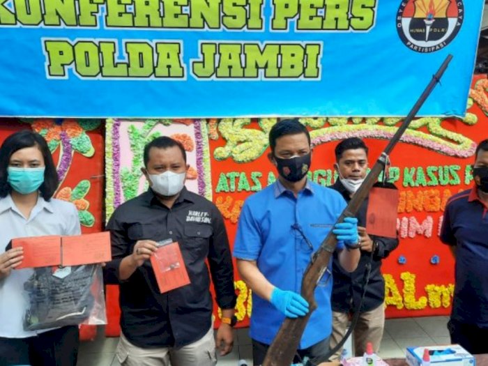 Pasca Imbauan, Polda Jambi Terima Penyerahan 140 Senjata Api Rakitan Milik Warga