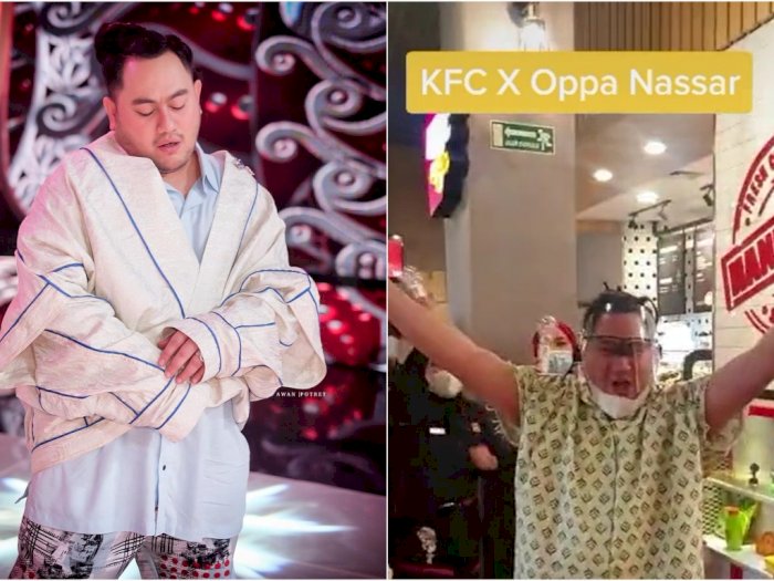 Viral Kolaborasi KFC dengan Pedangdut Nassar, Netizen Rela Antri dari Subuh