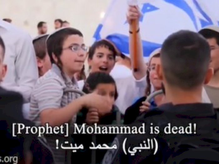 Video Zionis Israel Teriakkan 'Nabi Muhammad Telah Mati' di Depan Muslim Palestina