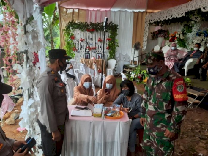 Beda dengan Pernikahan Atta-Aurel, Pernikahan di Sukabumi Ini Malah Dibubarkan Petugas