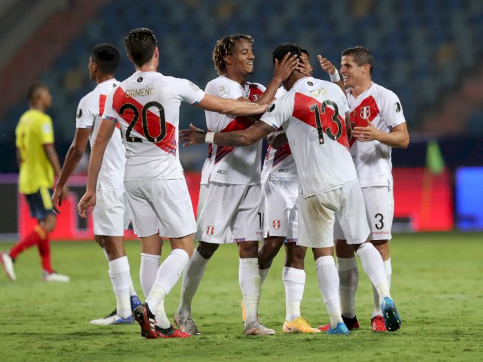 FOTO: Copa America 2021, Gol Bunuh Diri Bawa Peru Kalahkan Kolombia 2-1