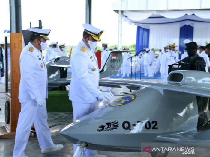 Kasal Sebut TNI AL Akan Pertajam Kekuatan Pesawat Udara Tanpa Awak