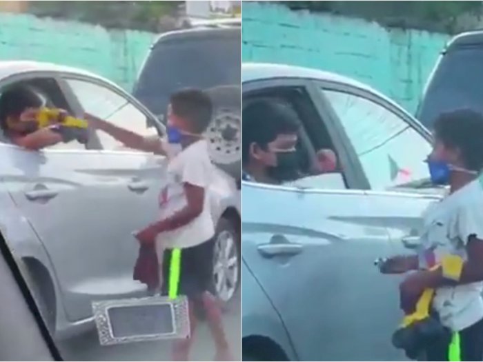 Viral Persahabatan Bocah Anak Orang Kaya dengan Anak Jalanan, Bikin Netizen Terharu