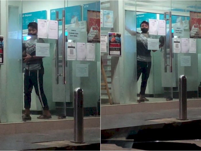 Viral Warga Panik Terjebak di Ruang ATM Usai Tarik Uang, Netizen Sesak Napas Melihatnya