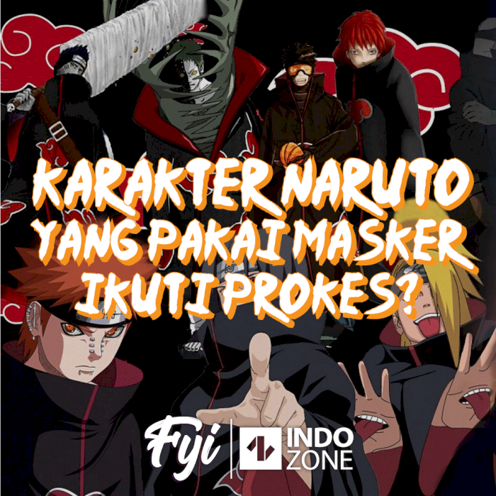 Karakter Naruto Yang Pakai Masker, Ikuti Prokes?