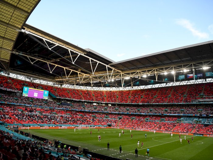 Mantap! Inggris Izinkan 60.000 Suporter Tonton Semifinal dan Final Euro 2020 di Wembley