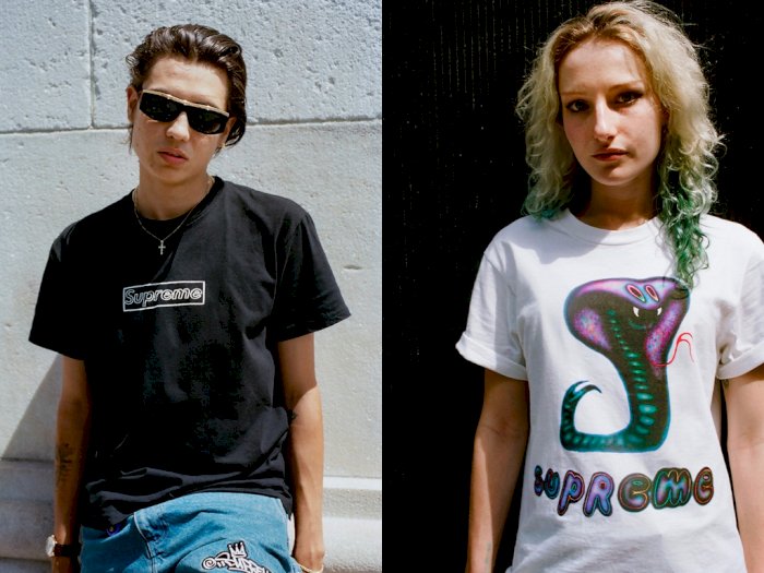 Supreme Meluncurkan Koleksi T-shirt Terbaru dengan  Kaws