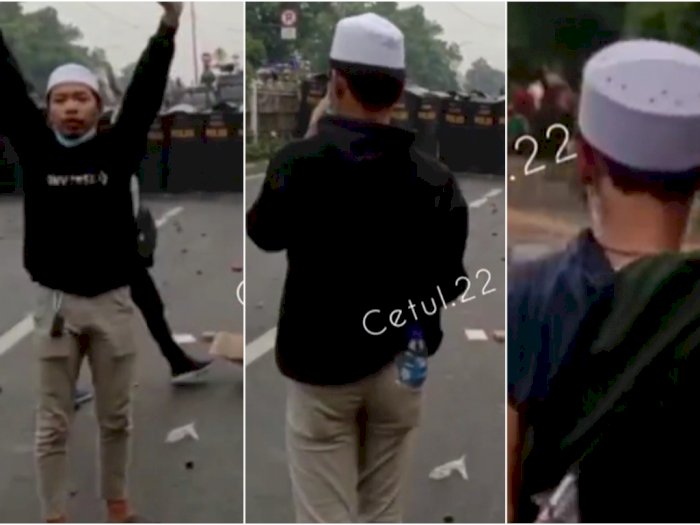 Tak Cuma Tendangi Polisi, Pendukung Rizieq Sebut Polisi 'PKI' dan Pengkhianat Indonesia