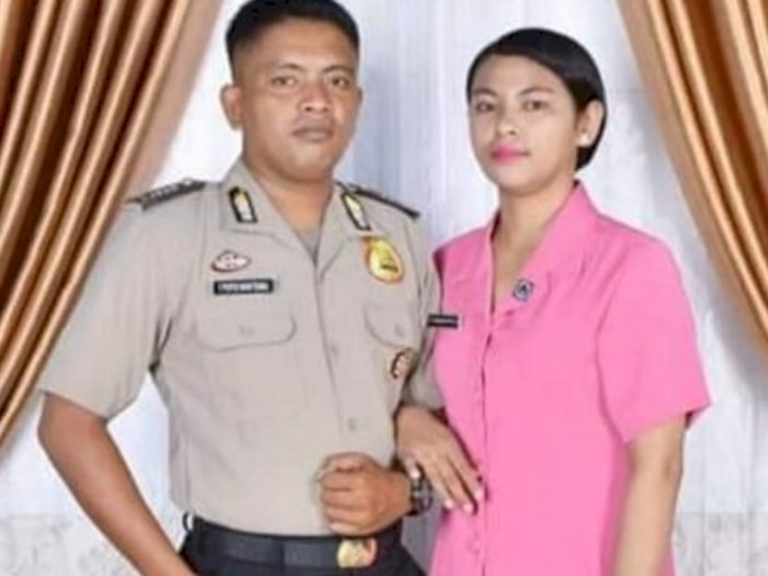 Tampang Bripka I Putu Susitana, Oknum Polisi yang Bakar Istrinya Hingga Tewas di Sorong