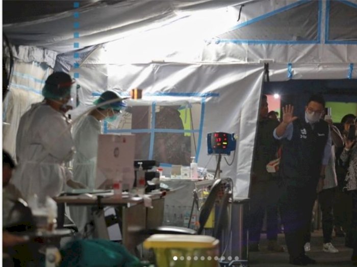 RS Rujukan Penuh Sampai Lobi Beralih Fungsi, Anies Bangun Tenda Rawat Inap di Halaman RS