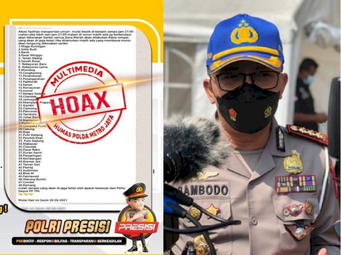 Heboh Pesan Berantai Sebut Angkutan Umum di DKI Dibatasai Sampai 21.00 WIB, Polisi: Hoax!