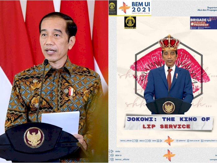 Jokowi Tanggapi Kritikan 'The King of Lip Service' dari BEM UI: Ingat Budaya Tata Krama