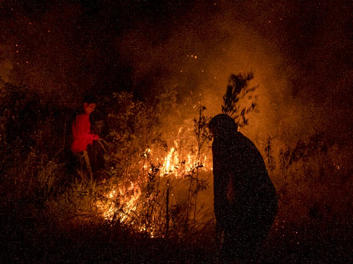 FOTO: Kebakaran Lahan di Ogan Ilir