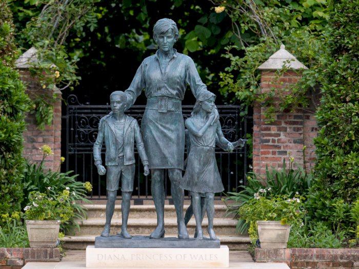 Patung Putri Diana Diresmikan 1 Juli Dikelilingi 3 Anak, Ternyata Ini Artinya