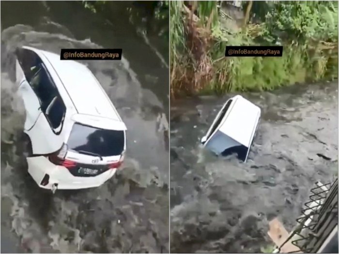 Mobil Hanyut saat Tanggul Penahan Sungai Ambruk, Pemilik Lemas Cicilan Baru Jalan Setahun