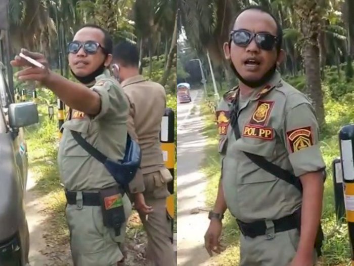 Viral, Satpol PP di Aceh Diduga Minta Uang Minum dan Rokok, Kabur saat Direkam
