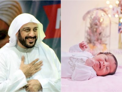Anaknya Lahir Tanpa Sosok Ayah, Istri Syekh Ali Jaber: Jood, Dia Melihat Kita