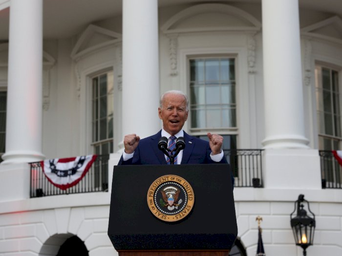 Joe Biden Menandai Kemerdekaan dari Covid-19 Tepat di Hari Kemerdekaan Amerika Serikat