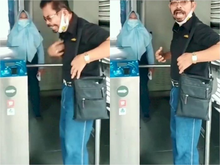 Viral, Bapak Ini Ngamuk ke Petugas Transjakarta saat Ditegur karena Salah Pakai Masker