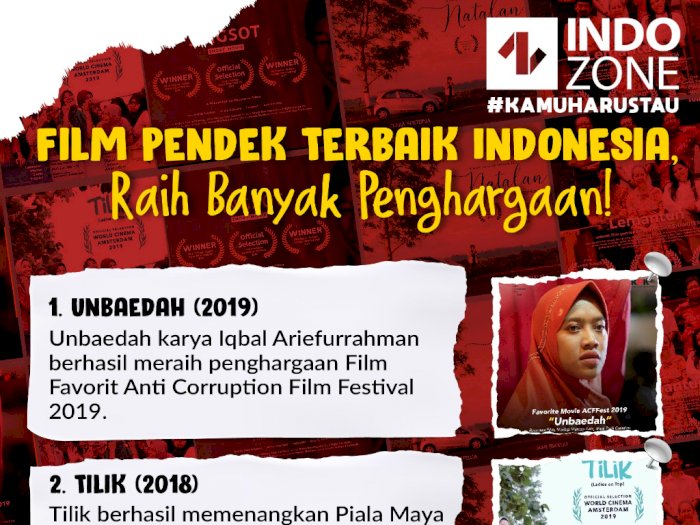 Film Pendek Terbaik Indonesia, Raih Banyak Penghargaan!