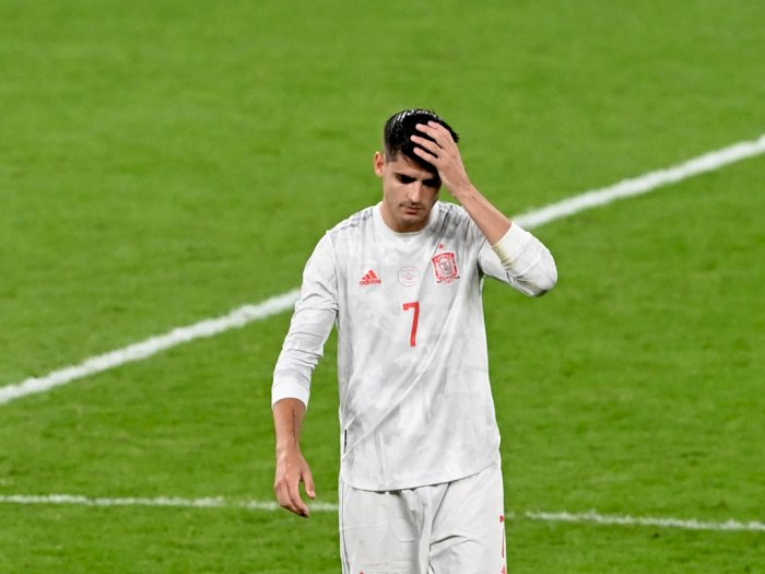 Gagal Penalti & Spanyol Kandas di EURO 2020, Morata: Kadang Sepak Bola Bisa Sangat Sulit