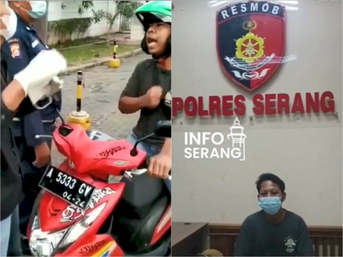 Pria Ngotot Tak Mau Pakai Masker & Tak Percaya COVID-19, Ditangkap Polisi Lalu Minta Maaf