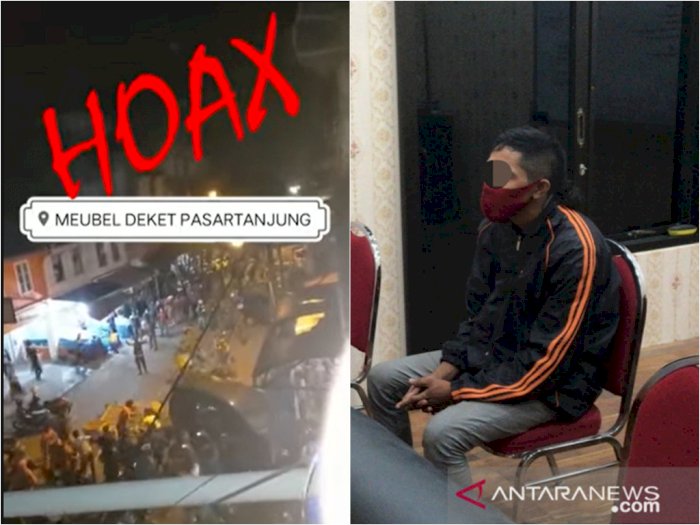 Sebar Video Hoaks Kerusuhan di Pasar Tanjung Jember, Pria Ini Ditangkap Polisi
