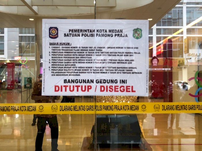 Wali Kota Bobby Segel Mal Centre Point di Medan, Diduga Gegara Nunggak Pajak