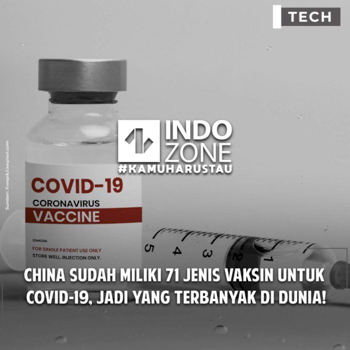 China Sudah Miliki 71 Jenis Vaksin untuk COVID-19, Jadi yang Terbanyak di Dunia!
