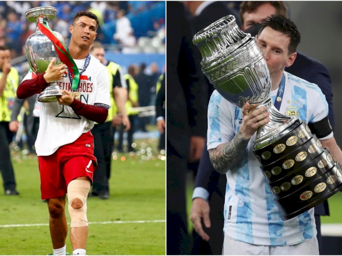 Ronaldo dan Messi, Dua GOAT yang Persembahkan Trofi untuk Negara Pada 10 Juli