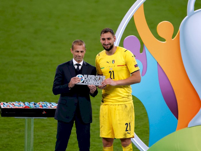 Dinobatkan Jadi Pemain Terbaik Euro 2020, Donnarumma Disebut Pahlawan dalam Adu Penalti