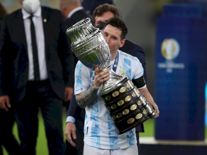 Raih Trofi Copa America, Messi: Terimakasih Tuhan Telah Membuat Saya Jadi Orang Argentina