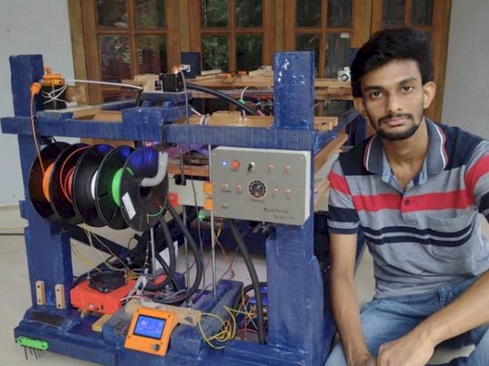 Keren! Mahasiswa Ini Ciptakan Printer 3D Sendiri karena Ingin Alternatif yang Lebih Murah
