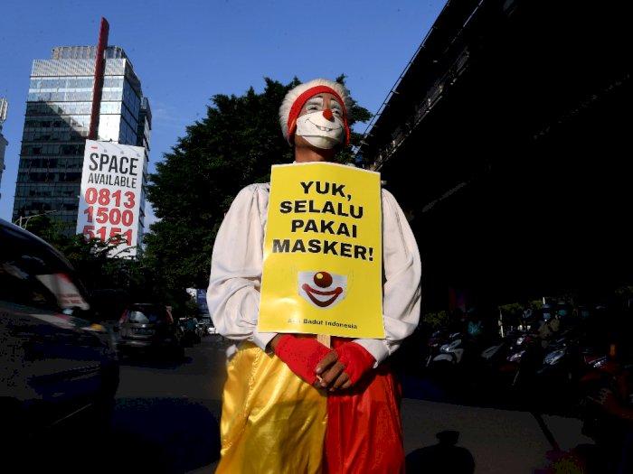 FOTO: Kampanye Penerapan Prokes di Jakarta