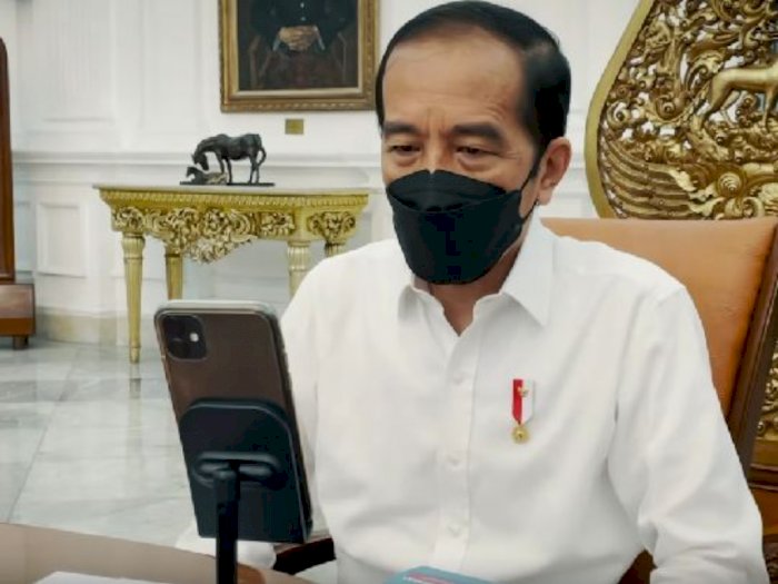 Video Call dengan Pelajar, Jokowi Titip Pesan Supaya Rajin Belajar Saat Pandemi Covid-19