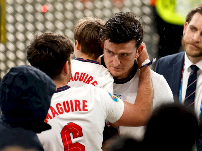 Ayah Harry Maguire Patah Tulang Rusuk Setelah Terinjak-injak saat Final Euro 2020