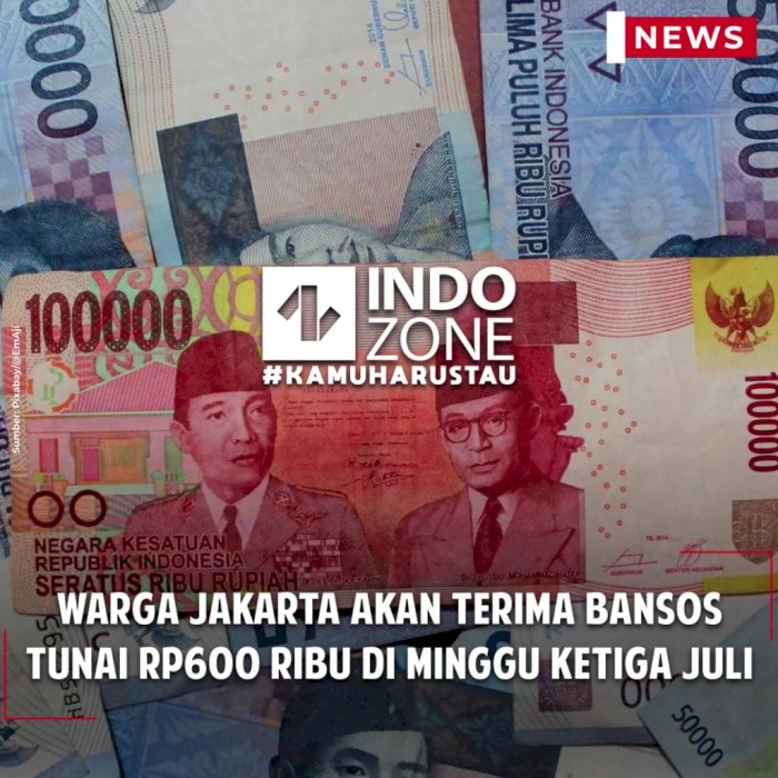Warga Jakarta akan Terima Bansos Tunai Rp600 Ribu di Minggu Ketiga Juli