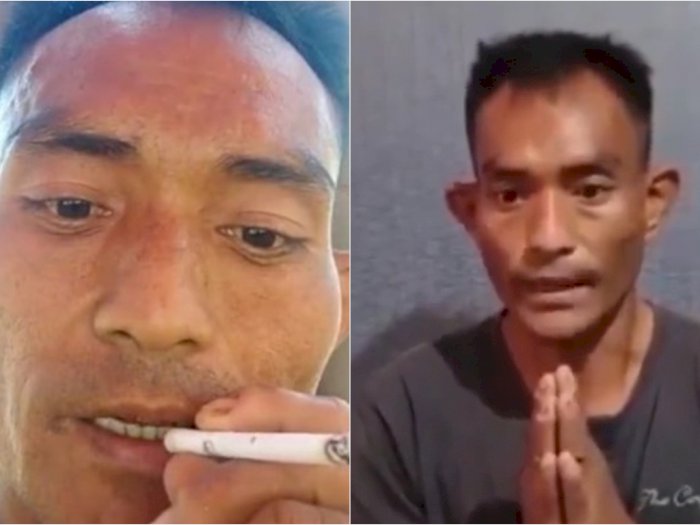 Pria yang Hina Jokowi dan Polisi Akhirnya Minta Maaf, Ekspresinya Jadi Sorotan
