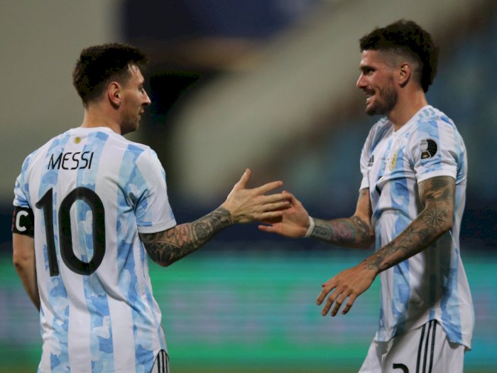 Momen Messi Larang De Paul Nyanyi Ejek Brazil Usai Argentina Juara Copa America, Respect!