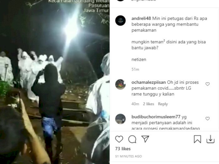 Viral Petugas Pemakaman Covid-19 Pasuran Berjingkrak di Kuburan, Tirukan Gerakan Pocong