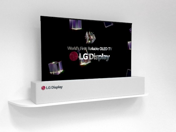 TV OLED Gulung Buatan LG Dijual Seharga Rp1,4 Miliar di Amerika Serikat