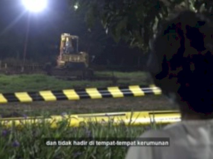 Tak Didenda, Pemkot Surabaya Bawa Pelanggar PPKM Darurat Tur ke Makam COVID-19