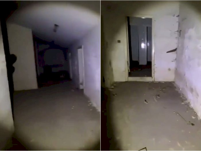 Horor! Bikin Video Uji Nyali di Gedung Kosong, Pria Ini Tak Sadar Diikuti Bayangan Hitam