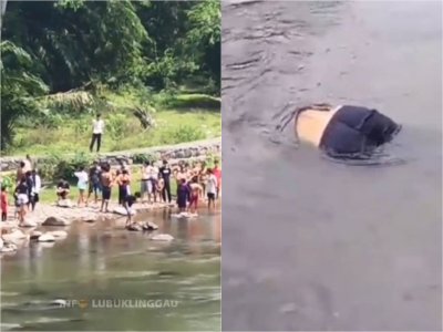 Geger! Warga Temukan Mayat Pria di Sungai Kelingi Lubuklinggau, Telungkup Memakai Training