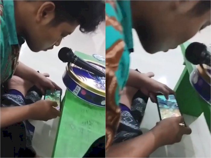 Waduh! Pemuda Ini Takbiran di Masjid Sambil Main Game Online, Banjir Kritik Netizen