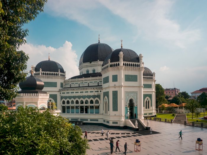 PPKM Darurat, Masjid Raya Medan Tetap Gelar Salat Iduladha Berjamaah